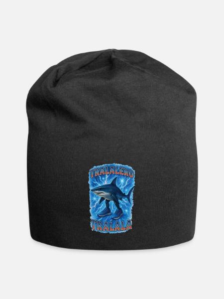 Hai - Jersey-Beanie - Schwarz