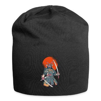 Japanese Warrior Honorable Pride - Jersey Beanie - black - Front