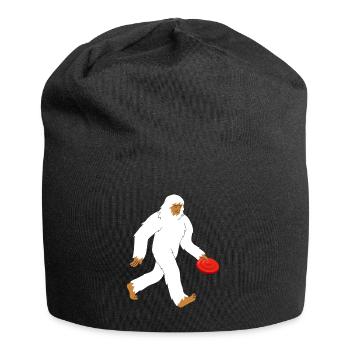 discgolf discgolf player frisbeescheibe frisbee - Bonnet en jersey - noir - Devant