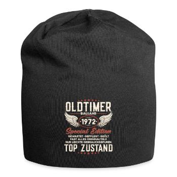 Oldtimer Baujahr 1972 Geburtstag Geschenk - Jersey-Beanie - Schwarz - Vorne