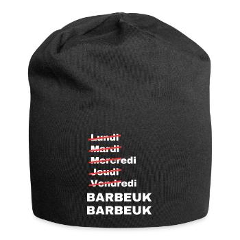 week-end barbeuk - Bonnet en jersey - noir - Devant