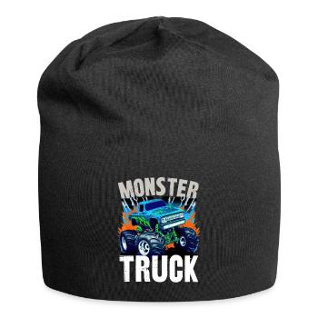 Monstertruck - Jersey-Beanie - Schwarz - Vorne