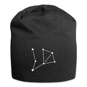 Lucys Darling LD Stars Sternenbild Logo - Jersey-Beanie - Schwarz - Vorne