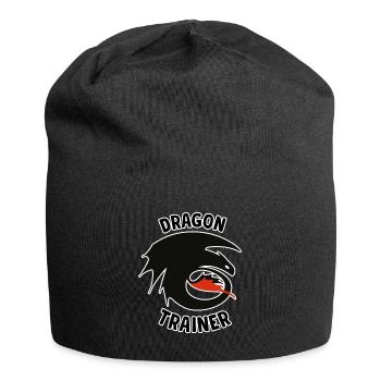 Drachenzähmen Leicht Gemacht Drachentrainer-Logo - Jersey-Beanie - Schwarz - Vorne