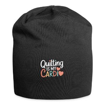 Courtepointe Quilter Courtepointe Couture Couture - Bonnet en jersey - noir - Devant