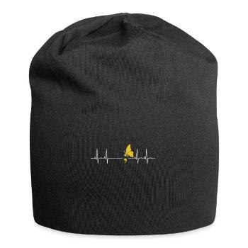 Mental Health Depression Semicolon - Jersey Beanie - black - Front