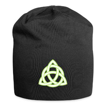 Triskolion Triskele - Jersey-Beanie - Schwarz - Vorne
