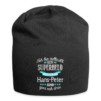 hans peter - Jersey-Beanie - Schwarz - Vorne
