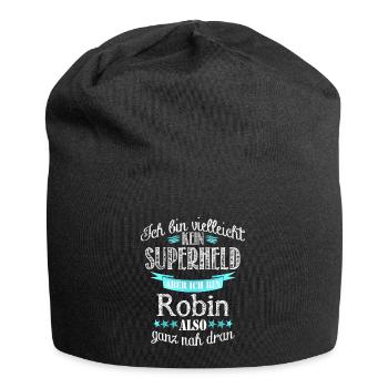 robin - Jersey-Beanie - Schwarz - Vorne