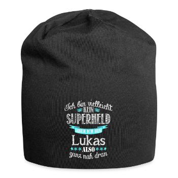 lukas - Jersey-Beanie - Schwarz - Vorne