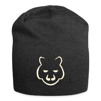 Cougar gaze - Jersey Beanie - charcoal grey - Front