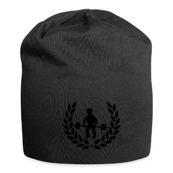 POMPES DE PONDÉRATION DE BODYBUILDING - Bonnet en jersey - noir - Devant