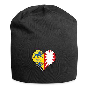 meine Heimat - Schleswig-Holstein - Jersey-Beanie - Schwarz - Vorne
