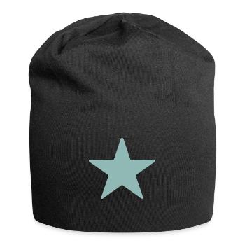 Étoile de cinq points - Bonnet en jersey - noir - Devant
