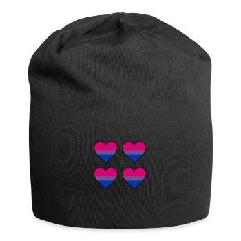 Je suis bisexuelle, bisexuelle, bisexuelle Sweats à capuche, t-shirts - Bonnet en jersey - noir - Devant