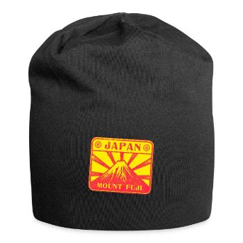Japan Reisen - Jersey-Beanie - Schwarz - Vorne