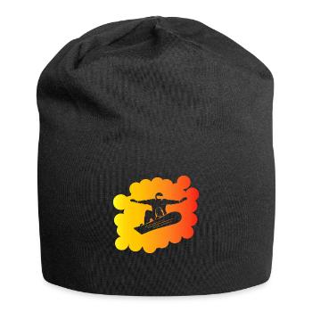 Snowboard Snowboarder - Bonnet en jersey - noir - Devant