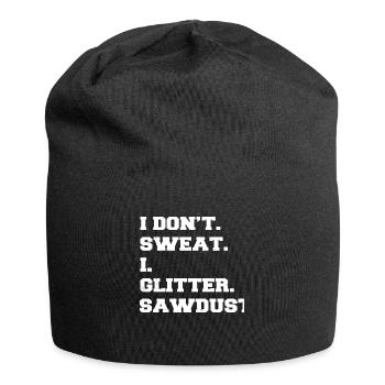 tree feller apprentice woodcutter - Jersey Beanie - black - Front