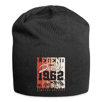 Légende depuis juillet millésime 1962 millésime anniversaire - Bonnet en jersey - noir - Devant