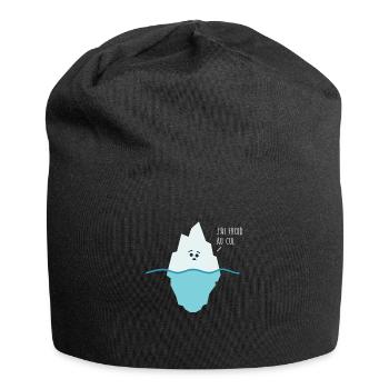 J'ai froid au cul - Bonnet en jersey - noir - Devant