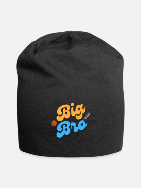 Big Bro - Jersey-Beanie - Schwarz