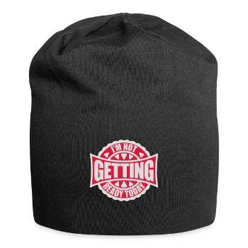 ne pas se préparer aujourd’hui - Bonnet en jersey - noir - Devant
