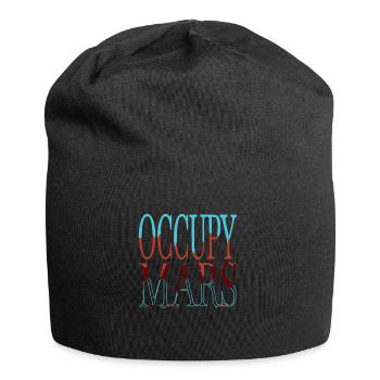 astrophysics spaceship birthday humor present - Jersey-Beanie - Schwarz - Vorne
