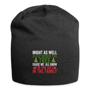 Might as Well Sleep Under The Tree Cause We All - Jersey Beanie - black - Front