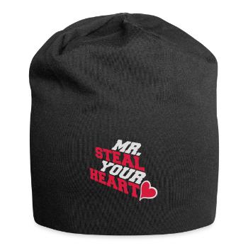 mr steal your heart - Jersey Beanie - black - Front