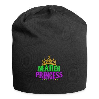 Mardi Princess Party BeadsParade - Jersey Beanie - black - Front