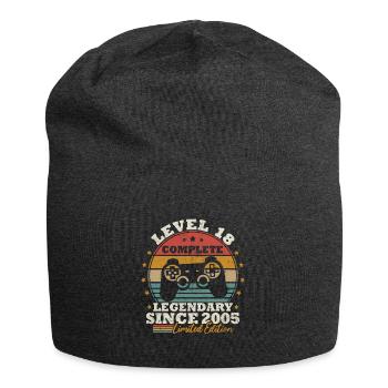 Level 18 freigeschaltet - Jersey-Beanie - Anthrazit - Vorne