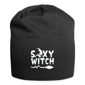 Sexy Witch Geschenk zur Walpurgisnacht Halloween - Jersey-Beanie - Schwarz - Vorne