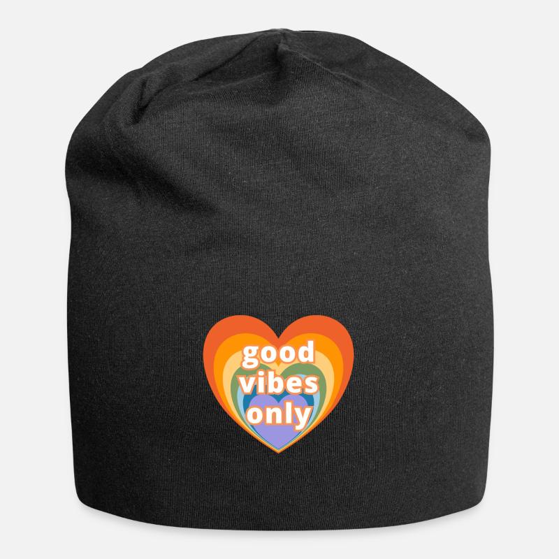 Good vibes only - Bonnet en jersey - noir