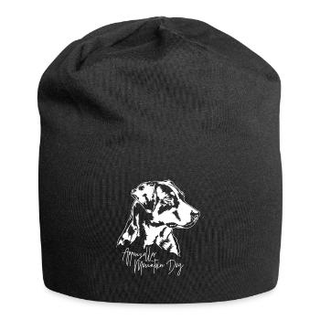 Appenzeller Mountain Dog Portrait Hunde Wilsigns - Jersey-Beanie - Schwarz - Vorne