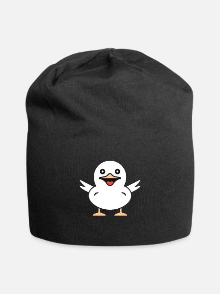 Mouette - Bonnet en jersey - noir