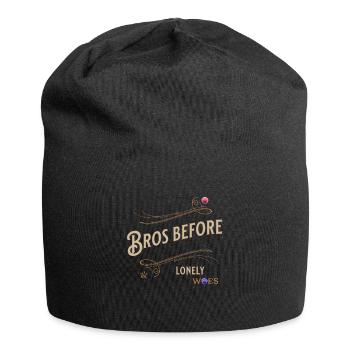 Brotherhood Bros Friendship Loyal Supportive - Jersey-Beanie - Schwarz - Vorne