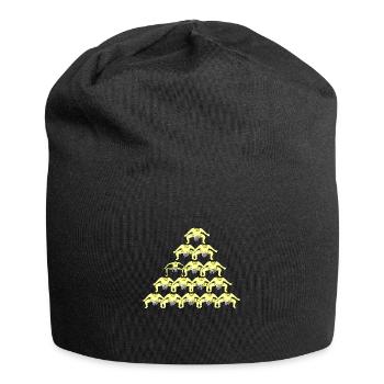 SUMO - Jersey-Beanie - Schwarz - Vorne