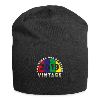 Vintage 2019 Retro - Bursdag - Bonnet en jersey - charbon - Devant