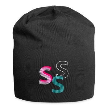 S Initiale - Bonnet en jersey - noir - Devant