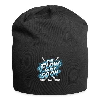 Hockey-Liebe – Der Flow geht weiter - Jersey-Beanie - Schwarz - Vorne