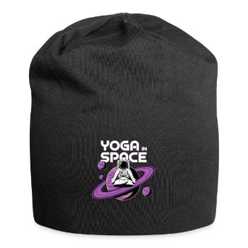 yoga dans l'espace - Bonnet en jersey - noir - Devant