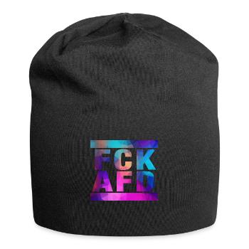 FCK AFD - Montrer l’exemple contre la droite, contre les nazis - Bonnet en jersey - noir - Devant