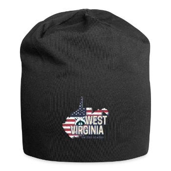 West Virginia United States USA Souvenir - Jersey Beanie - black - Front