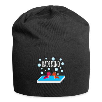 Bathing Dinos - Jersey Beanie - black - Front