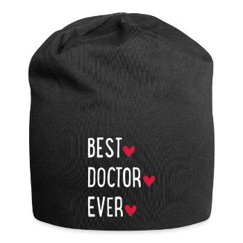 Arzt - Jersey-Beanie - Schwarz - Vorne