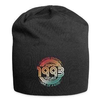 1993 Naissance vintage Anniversaire Rétro - Bonnet en jersey - noir - Devant
