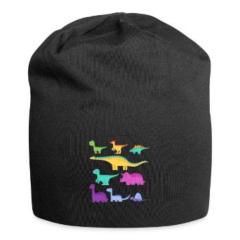 Espèces de dinosaures Dino - Bonnet en jersey - noir - Devant