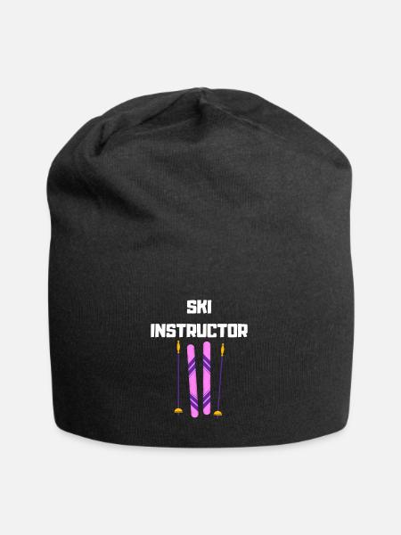 Ski Instructor Ski Instructor - Jersey Beanie - black