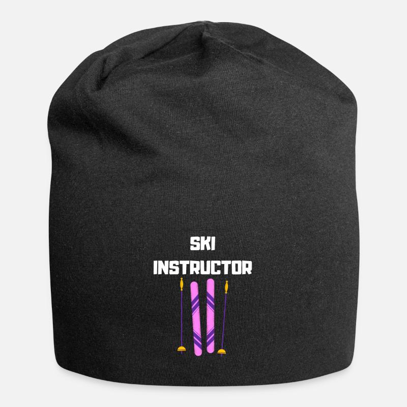 Ski Instructor Ski Instructor - Jersey Beanie - black