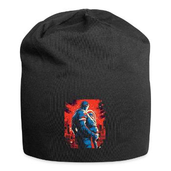 Jour des anciens combattants Papa Grand-père Anciens combattants - Bonnet en jersey - noir - Devant